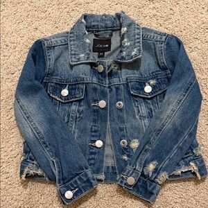 Joe's Jeans Kids Distressed Blue Jean Jacket